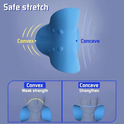 HZA™Neck Stretcher,Neck Hump Corrector,Neck and Shoulder Relaxer Cervical Traction Device Pillow for Muscle Relax and TMJ Pain Relief