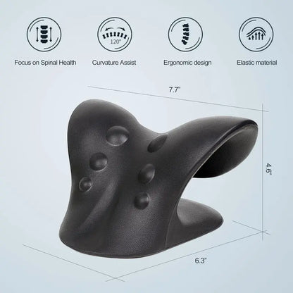 HZA™Neck Stretcher,Neck Hump Corrector,Neck and Shoulder Relaxer Cervical Traction Device Pillow for Muscle Relax and TMJ Pain Relief
