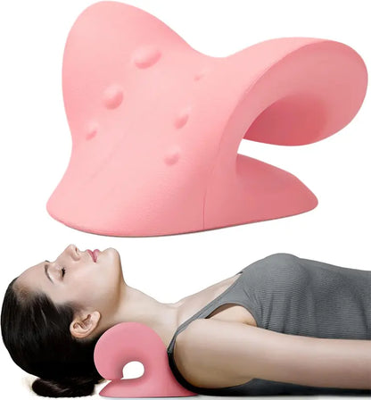 HZA™Neck Stretcher,Neck Hump Corrector,Neck and Shoulder Relaxer Cervical Traction Device Pillow for Muscle Relax and TMJ Pain Relief