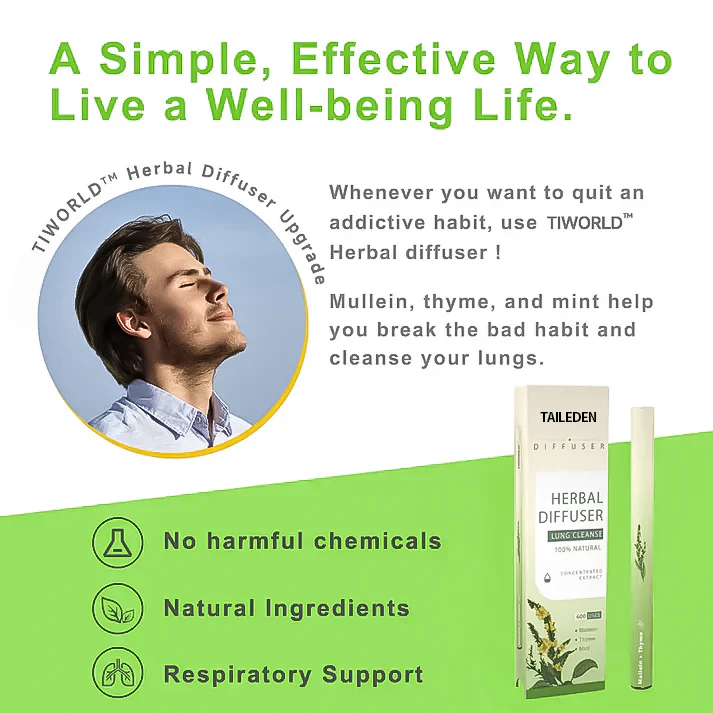 Mullein Aroma Diffuser – Relief for Cough, Congestion & Breathing Comfort💝