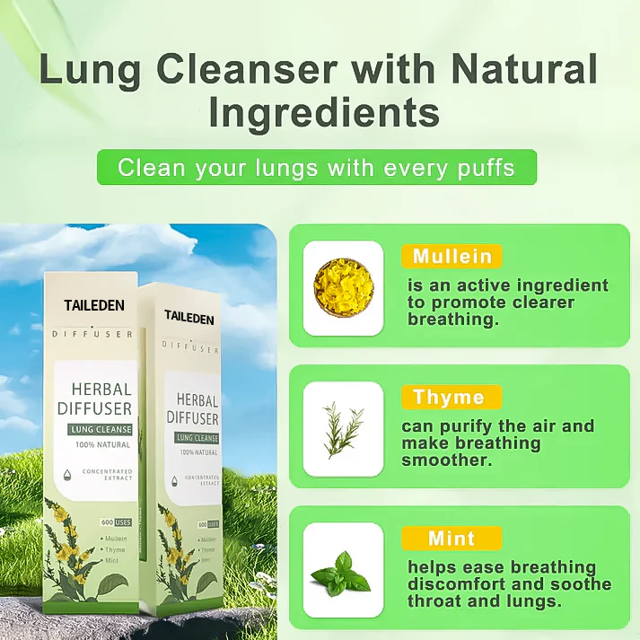 Mullein Aroma Diffuser – Relief for Cough, Congestion & Breathing Comfort💝